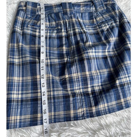 St. Johns Bay Stretch Checkered Skirt Women Sz 6 Gently used - Picture 3 of 9
